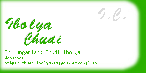 ibolya chudi business card
